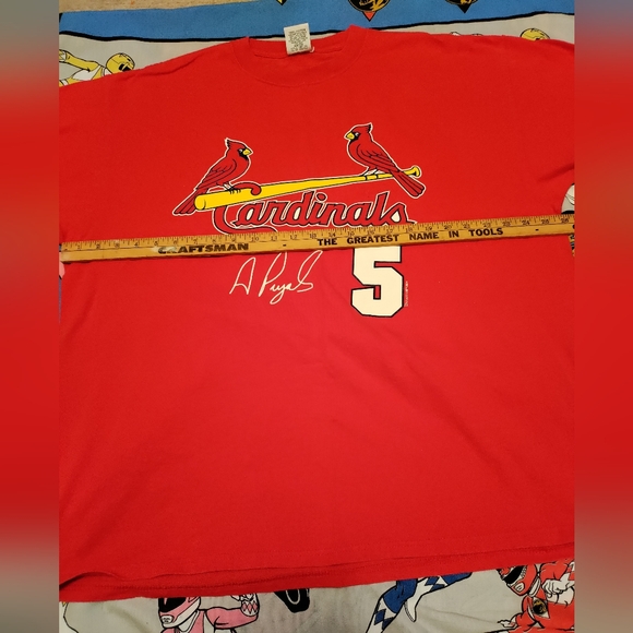 Albert Pujols Shirt St Louis Cardinal 2004 T-shirt X-Large Red - Picture 2 of 6